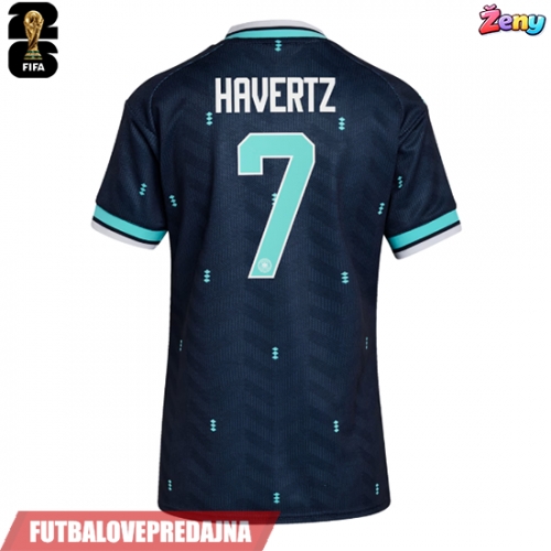 Lacne Ženy Futbalové dres Nemecko Kai Havertz #7 MS 2026 Krátky Rukáv - Preč